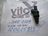 ВАЗ (VAZ) 2109 Форсунка инжекторная электрическая Bosch подходит Niva 2121, Samara 2108, 2109, Samara Forma 21099 б/у запчастина в наявності (розбирання)