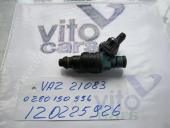 ВАЗ (VAZ) 2109 Форсунка инжекторная электрическая Bosch подходит VAZ 21083 Niva 2121, Samara 2108, 2109, Samara Forma 21099 б/у запчастина в наявності (розбирання)