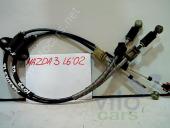 Mazda 3 [BK] Трос КПП Mazda3 Трос КПП (пара) 2002-2009 1.6 Седан МКПП б/у запчастина в наявності (розбирання)