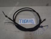 Nissan Tiida 1 Трос стояночного тормоза Nissan Tiida Трос стояночного тормоза левый 1.8L 2007- б/у запчастина в наявності (розбирання)