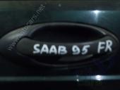 Saab 9-5 Ручка двери передней наружная правая Saab 9-5 Ручка двери передней наружная правая 1997- 2.3 Turbo АКПП Универсал б/у запчастина в наявності (розбирання)