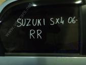 Suzuki SX4 (1) Стекло двери задней правой Suzuki SX4 Стекло двери задней правой 2006- 1.6 АКПП б/у запчастина в наявності (розбирання)