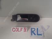 Volkswagen Golf 4 Ручка двери внутренняя задняя левая VW Golf IV Ручка двери задней внутренняя левая+кнопка стеклоподъемника 1997-2005 5D 1.6  б/у запчастина в наявності (розбирання)