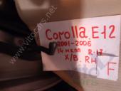 Toyota Corolla (E12) Ограничитель двери Toyota Corolla Ограничитель двери передний 2001-2006 1.4 МКПП Хетчбек 5D б/у запчастина в наявності (розбирання)