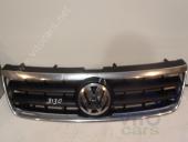 Volkswagen Touareg 1 Решетка радиатора VW Touareg Решетка радиатора до 07г.с хромом 2002-2010 3.2 АКПП б/у запчастина в наявності (розбирання)