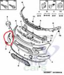 Citroen C3 (1) Молдинг бампера переднего правый Citroen C3 Молдинг переднего бампера правый 2002-2009 (Новый)  б/у запчастина в наявності (розбирання)