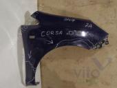 Opel Corsa D Крыло переднее правое Opel Corsa D Крыло переднее правое (под ремонт) 2006-2013 (проф) б/у запчастина в наявності (розбирання)