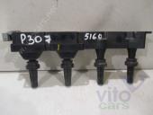Peugeot 307 Катушка зажигания Peugeot 307 Катушка зажигания 2001-2007 1.6 АКПП б/у запчастина в наявності (розбирання)
