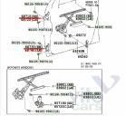 Toyota Hi Lux (3) Pick Up Петля двери передней правой есть верхняя и нижняя, цена за 1 шт. б/у запчастина в наявності (розбирання)