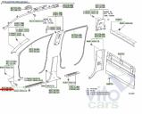 Toyota Hi Lux (3) Pick Up Накладка на порог передний правый Тойота Хайлюкс,Toyota HiLux, 2010 г. 3,0 TDCI ( 1KDFTV ), АКПП б/у запчастина в наявності (розбирання)