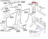 Toyota Hi Lux (3) Pick Up Накладка стойки задней левой верхняя, Тойота Хайлюкс,Toyota HiLux, 2010 г. 3,0 TDCI ( 1KDFTV ), АКПП б/у запчастина в наявності (розбирання)