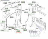 Toyota Hi Lux (3) Pick Up Накладка стойки средней левой нижняя, Тойота Хайлюкс,Toyota HiLux, 2010 г. 3,0 TDCI ( 1KDFTV ), АКПП б/у запчастина в наявності (розбирання)