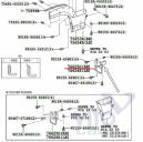 Toyota Land Cruiser 120 (PRADO) Брызговик задний правый Toyota Land Cruiser Prado 120, 2002-2009, 4.0, V6, 1GR-FE б/у запчастина в наявності (розбирання)