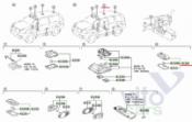 Toyota Land Cruiser 120 (PRADO) Плафон салонный средний, Toyota Land Cruiser Prado 120 2002-2009 4.0 V6, 1GR-FE б/у запчастина в наявності (розбирання)