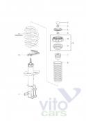 Chevrolet Cruze 1 Пружина передняя за 1 шт. б/у запчастина в наявності (розбирання)