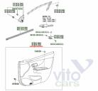 Toyota Corolla (E14 - E15) Обшивка двери передней левой Королла,15 кузов,1,6,1ZR,мкпп б/у запчастина в наявності (розбирання)