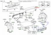 Toyota Corolla (E14 - E15) Накладка крышки багажника правая б/у запчастина в наявності (розбирання)