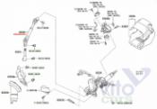 Toyota Corolla (E14 - E15) Кардан рулевой Королла,15 кузов,1,6,1ZR,мкпп,нижний и верхний б/у запчастина в наявності (розбирання)