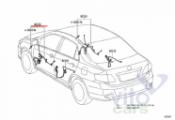Toyota Corolla (E14 - E15) Проводка двери передней левой  б/у запчастина в наявності (розбирання)