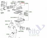 Toyota Corolla (E14 - E15) Датчик расхода воздуха  б/у запчастина в наявності (розбирання)