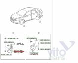 Toyota Corolla (E14 - E15) Брызговик передний правый  б/у запчастина в наявності (розбирання)