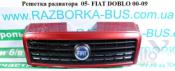 Fiat Doblo 1 Рестайлинг Решетка радиатора Решетка радиатора  05- FIAT DOBLO 00-09 (ФИАТДОБЛО) 05- б/у запчастина в наявності (розбирання)