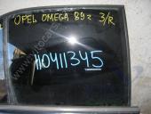 Opel Omega A Стекло двери задней правой  б/у запчастина в наявності (розбирання)