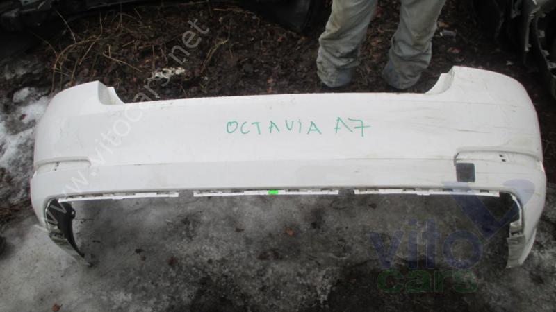 Бампер задний Skoda Octavia 3 (A7) (с разборки)