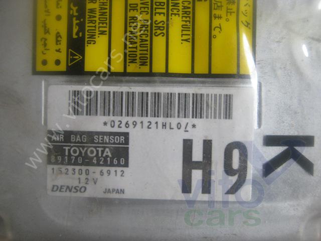 Блок управления AirBag (блок активации SRS) Toyota RAV 4 (2) (с разборки)