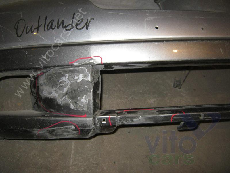 Бампер передний Mitsubishi Outlander 1 (CU) (с разборки)