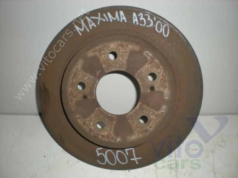 Диск тормозной задний Nissan Maxima 3 (CA33) (с разборки)