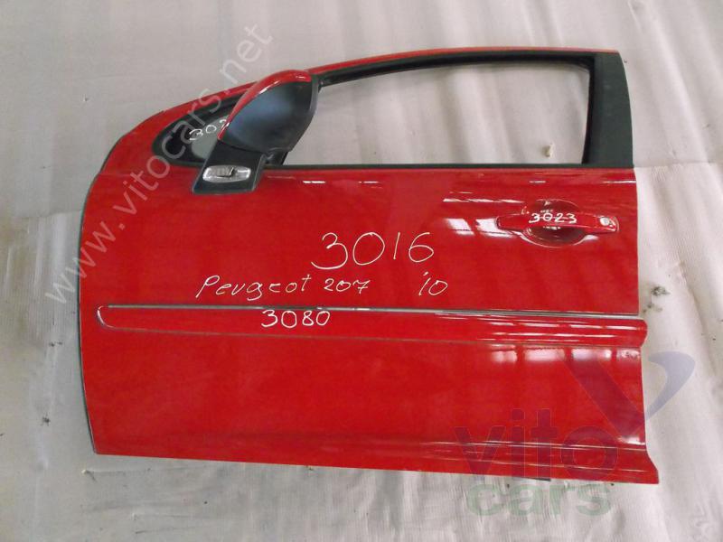 Дверь передняя левая Peugeot 207 (с разборки)