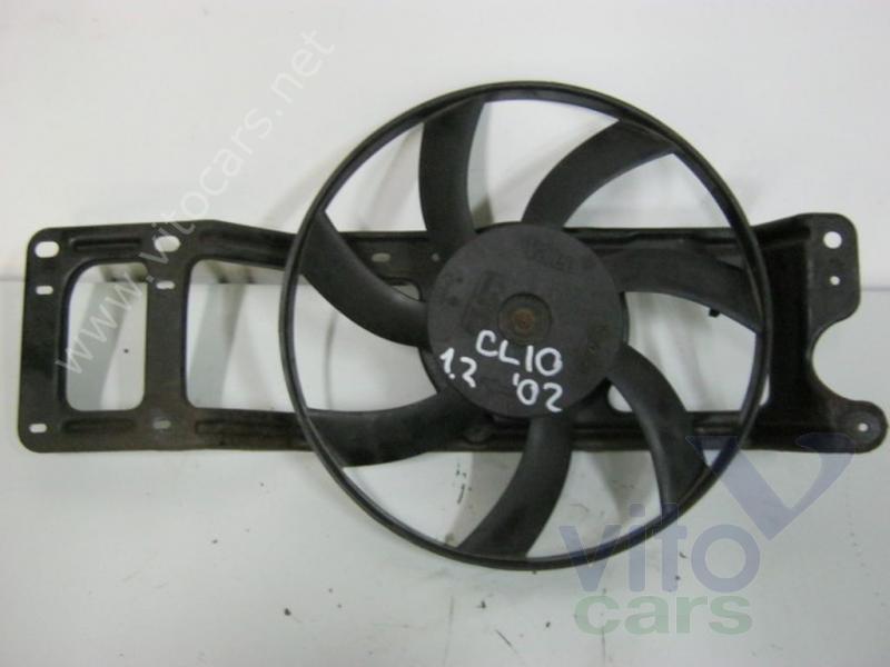 Вентилятор радиатора, диффузор Renault Clio 2/Simbol 1 (с разборки)