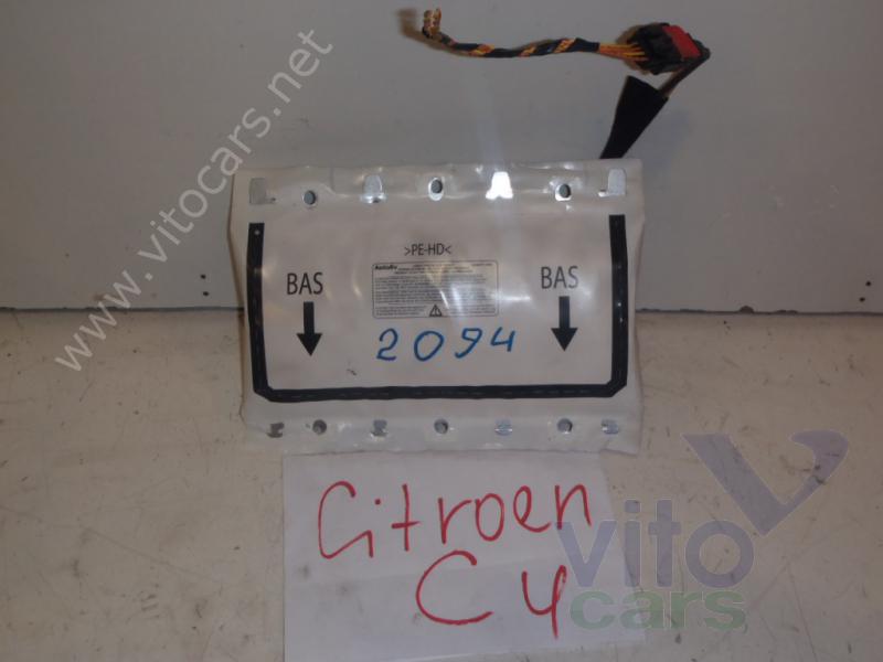 Подушка безопасности пассажирская (в торпедо) Citroen C4 (1) (с разборки)