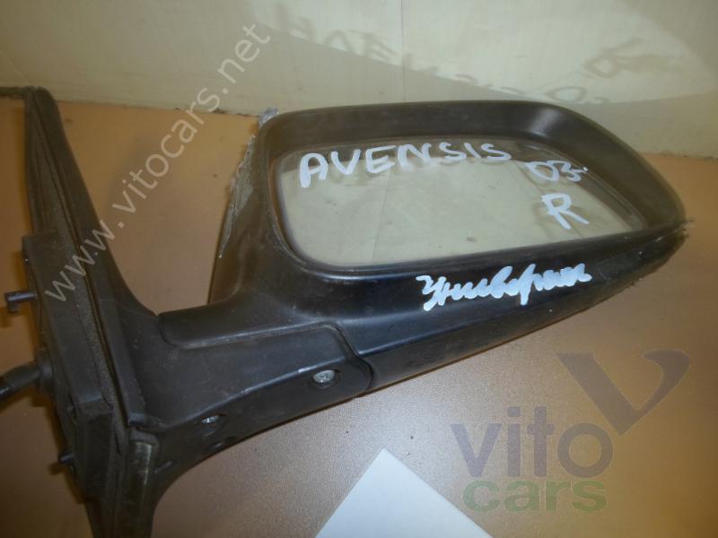 Зеркало правое механическое Toyota Avensis 2 (с разборки)