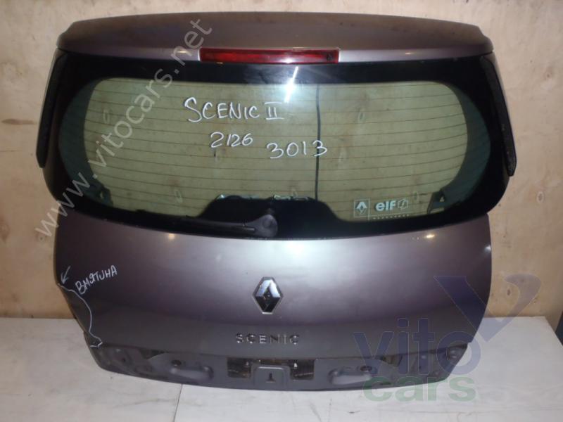 Дверь багажника со стеклом Renault Scenic 2 (с разборки)