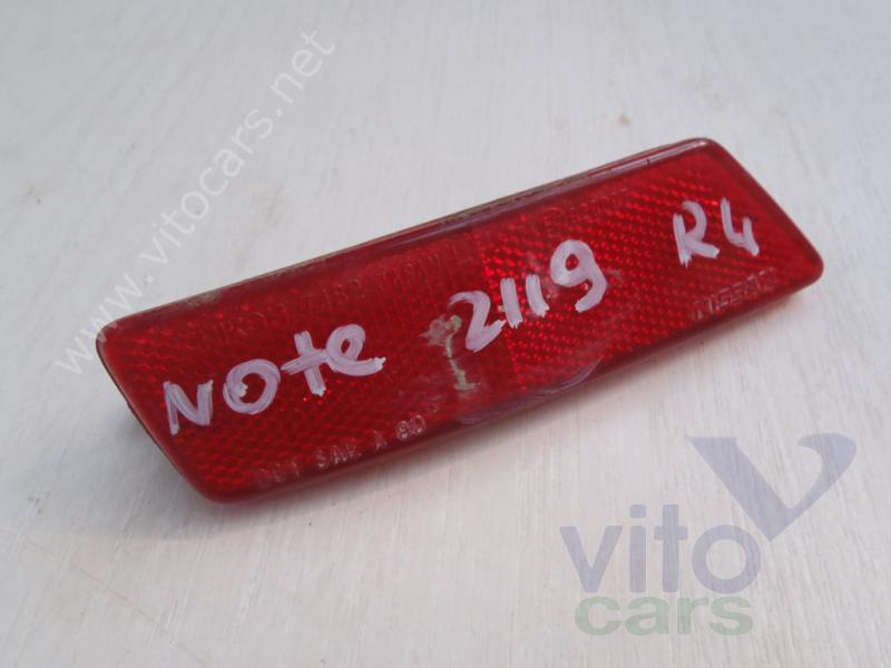 Фонарь задний в бампер левый Nissan Note 1 (E11) (с разборки)