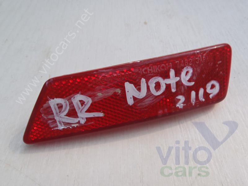 Фонарь задний в бампер правый Nissan Note 1 (E11) (с разборки)