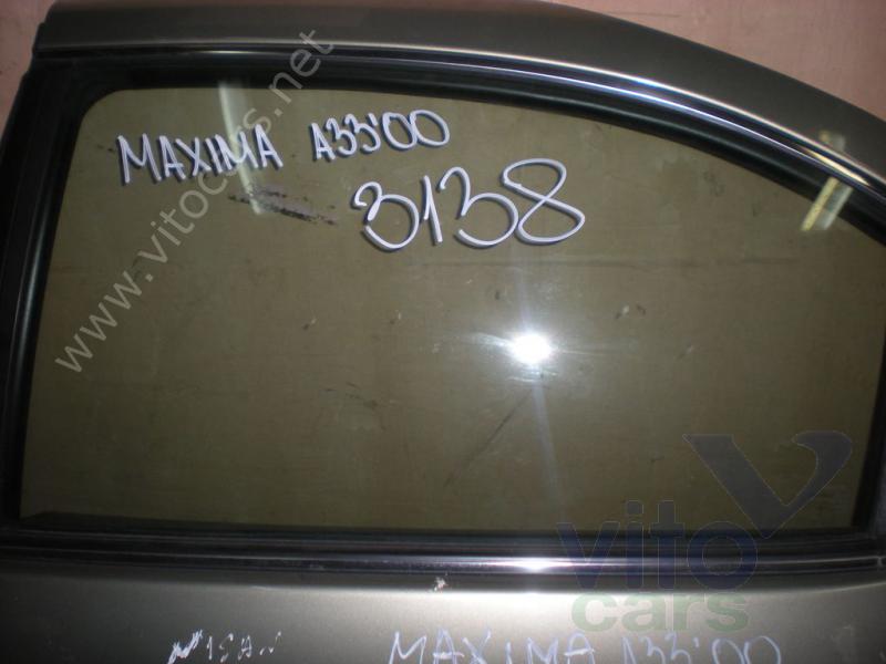 Стекло двери задней левой Nissan Maxima 3 (CA33) (с разборки)