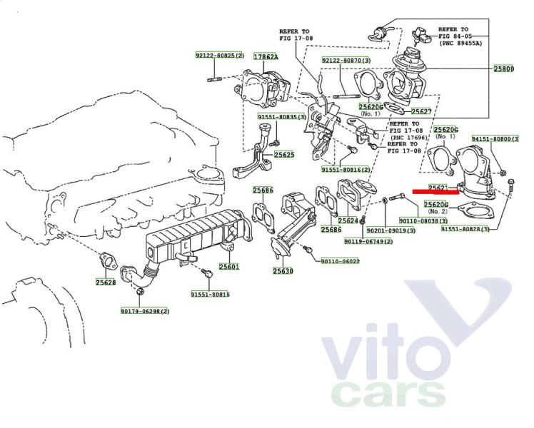 Патрубок Toyota Hi Lux (3) Pick Up (с разборки)