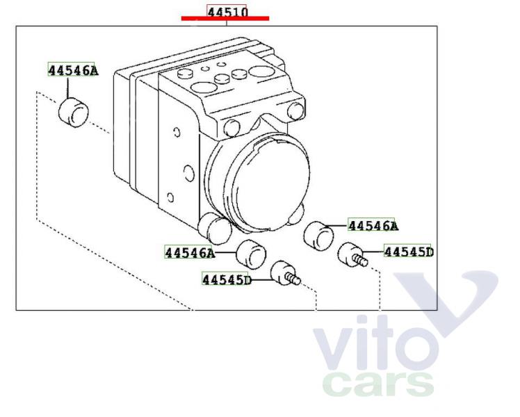 Блок ABS (насос) Toyota Hi Lux (3) Pick Up (с разборки)