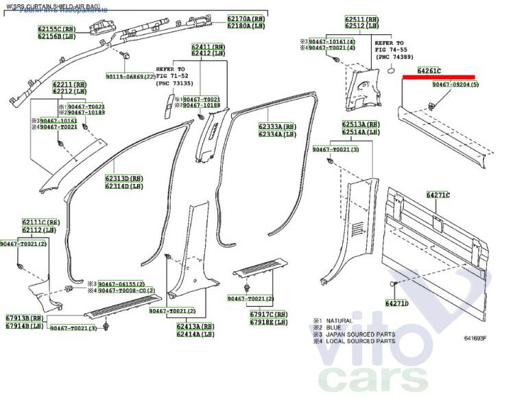 Накладка Toyota Hi Lux (3) Pick Up (с разборки)