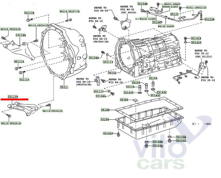 Опора АКПП Toyota Hi Lux (3) Pick Up (с разборки)