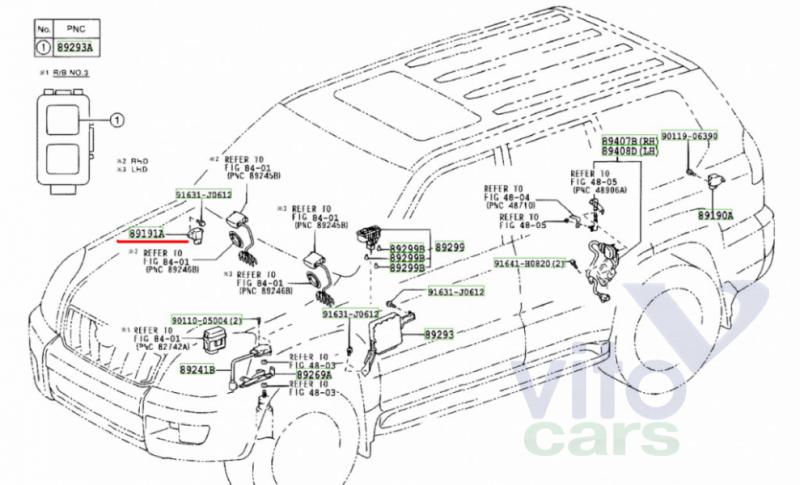 Датчик Toyota Land Cruiser 120 (PRADO) (с разборки)