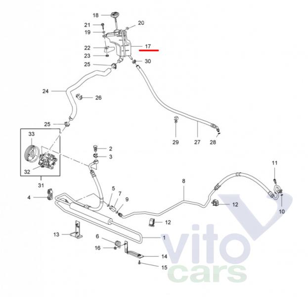 Бачок гидроусилителя Chevrolet Cruze 1 (с разборки)