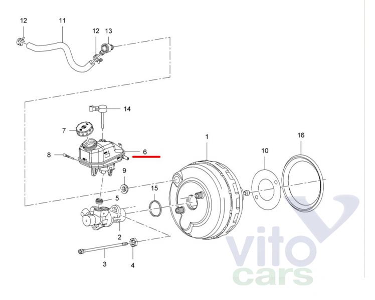 Бачок главного тормозного цилиндра Chevrolet Cruze 1 (с разборки)
