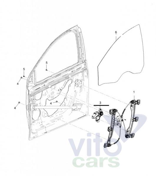 Моторчик стеклоподъёмника передний левый Chevrolet Cruze 1 (с разборки)