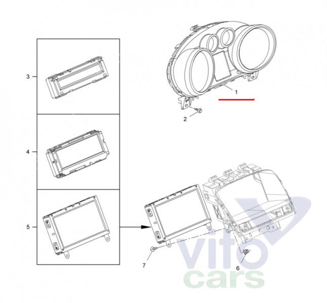 Панель приборов Opel Astra J (с разборки)