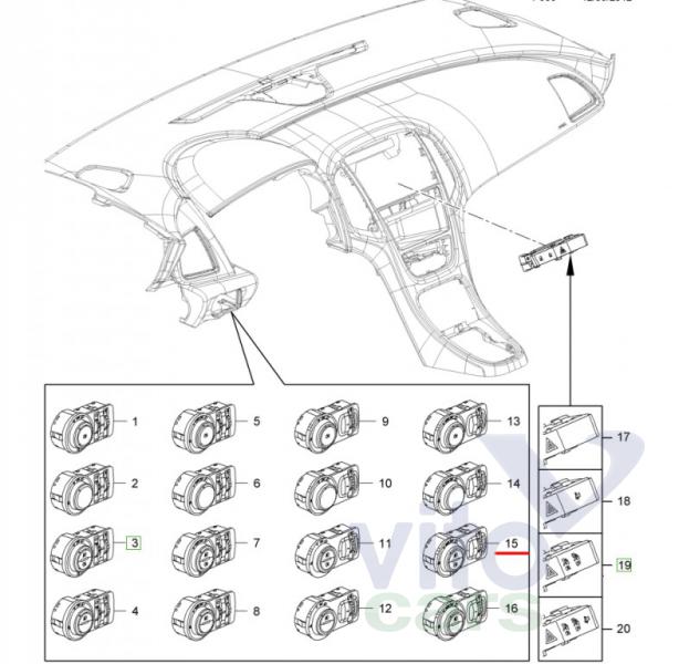 Блок управления светом фар Opel Astra J (с разборки)