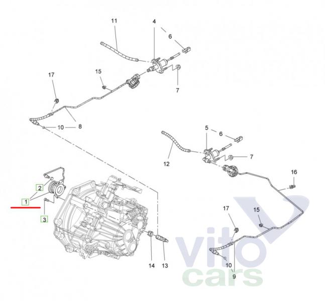 Подшипник выжимной Opel Astra J (с разборки)